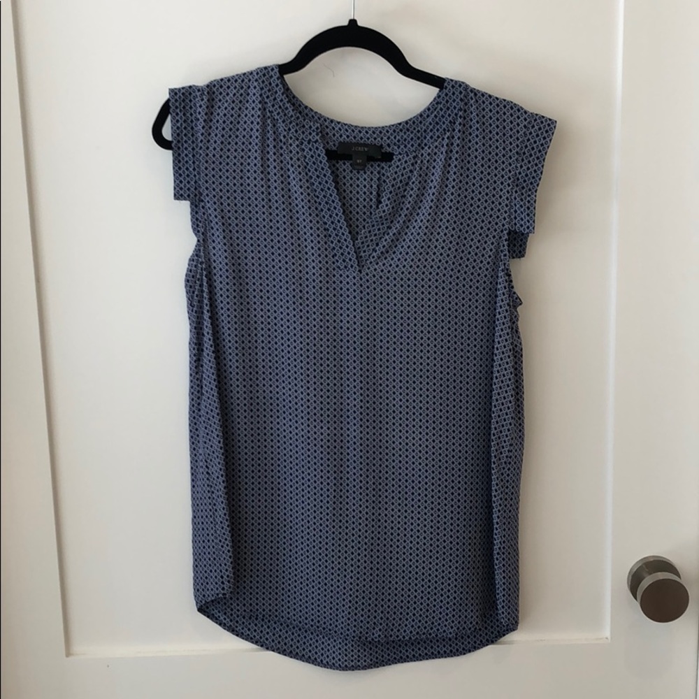 J.Crew Patterned Blouse - image 1